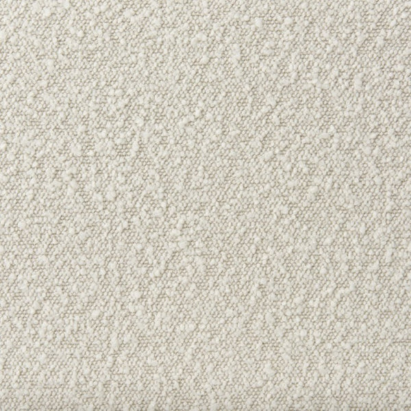 Mercana Damon Upholstered Dining Chair with Casters - Elegant Cream Fabric, Supportive Backrest & Mobility Cream Boucle Fabric 69615