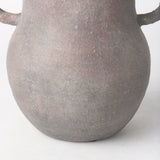 Mercana Armani 10.4H Brown-Gray Double Ear Ceramic Vase 70076