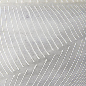 Mercana Blume Ceramic Vase – Elegant Off-White & Gray Textured Design for Contemporary Home Decor Ombre | Medium 70075