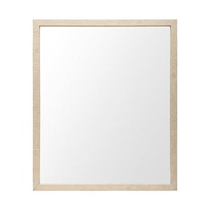 Mercana Tan 20x24 Faux Wood Frame Bathroom Vanity Mirror MIR-D289-P2024SP