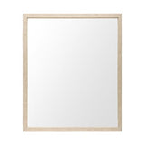 Mercana Tan 20x24 Faux Wood Frame Bathroom Vanity Mirror MIR-D289-P2024SP