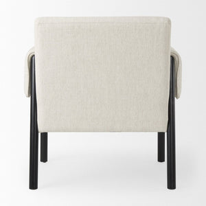 Mercana Ashton Contemporary Twill Accent Chair with Sleek Design for Modern Living Rooms and Offices 69819