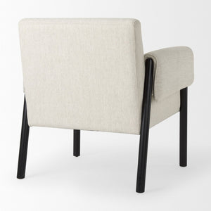 Mercana Ashton Contemporary Twill Accent Chair with Sleek Design for Modern Living Rooms and Offices 69819