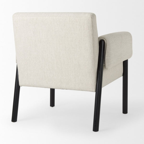 Mercana Ashton Contemporary Twill Accent Chair with Sleek Design for Modern Living Rooms and Offices 69819