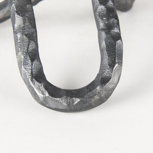 Mercana Wilhelm Industrial Chain-Link Metal Sculpture for Modern Decor, Perfect for Shelves and Tables Silver Metal | 10H 67818