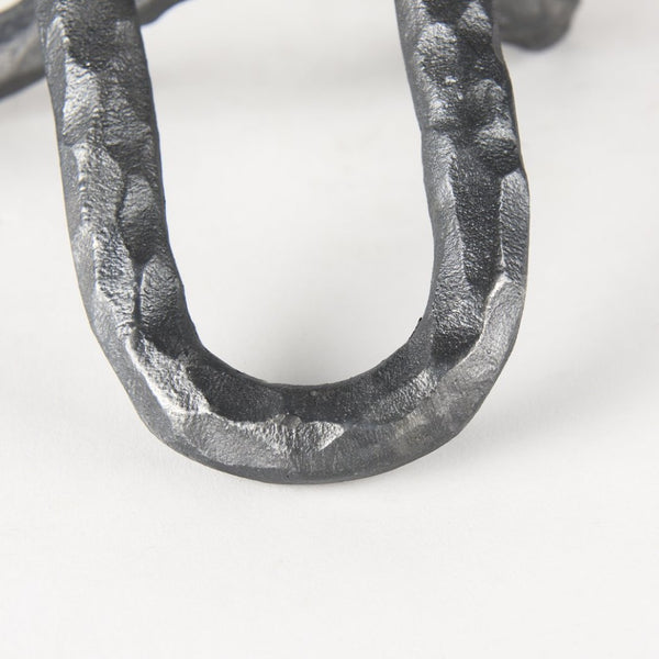 Mercana Wilhelm Industrial Chain-Link Metal Sculpture for Modern Decor, Perfect for Shelves and Tables Silver Metal | 10H 67818