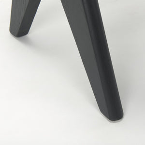 Mercana Arvin Solid Wood Bench with Woven Cane Seat - Versatile Accent for Entryways, Living Rooms & More Black Wood 70069