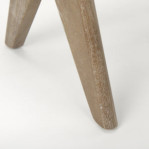 Mercana Arvin Solid Wood Bench with Woven Cane Seat - Versatile Accent for Entryways, Living Rooms & More Brown Wood 70070