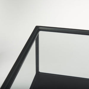 Mercana Samson Minimalist Side Table with Storage Compartment for Modern Living Spaces and Compact Design 70096