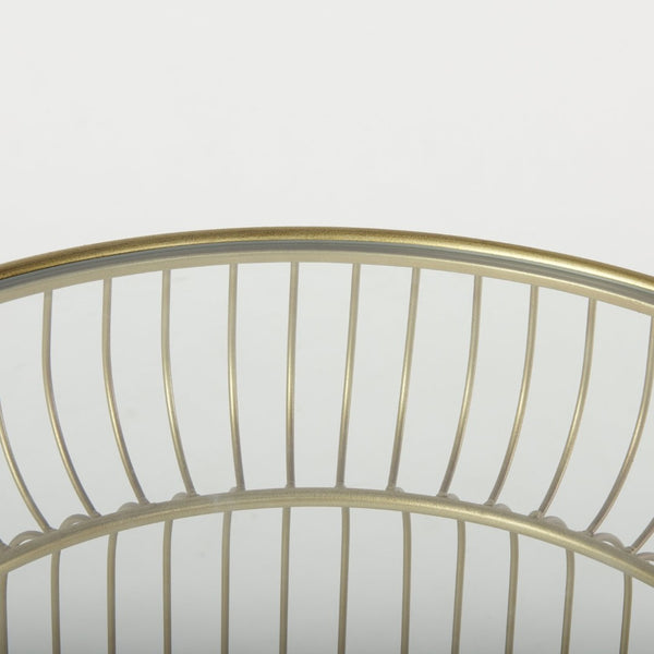 Mercana Shani Elegant Set of 2 Round Accent Tables with Airy Design for Contemporary Living Spaces 70088