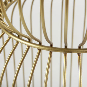 Mercana Shani Elegant Set of 2 Round Accent Tables with Airy Design for Contemporary Living Spaces 70088