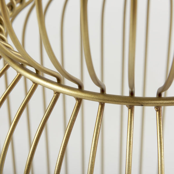 Mercana Shani Elegant Set of 2 Round Accent Tables with Airy Design for Contemporary Living Spaces 70088