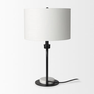 Mercana Sarah Elegant Arched Table Lamp with Unique Marble Base - Perfect for Modern Living Spaces & Offices 69702