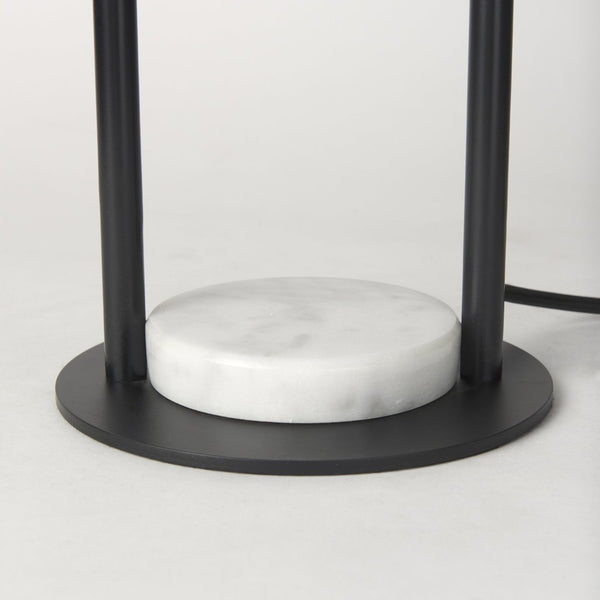Mercana Sarah Elegant Arched Table Lamp with Unique Marble Base - Perfect for Modern Living Spaces & Offices 69702
