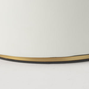 Mercana Javier Modern Ceramic Table Lamp with Elegant Gold Accents for Stylish Ambient Lighting Decor Light Base | Cream Shade 69789