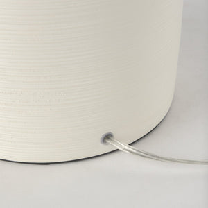 Mercana Cato Timeless Table Lamp with Textured Base and Greige Shade - Perfect for Any Room Decor Style 69791