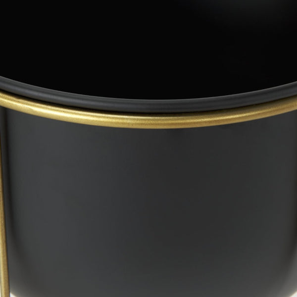 Mercana Danica Modern Plant Stands Set of 2 - Elevate Indoor Greenery with Stylish Design and Luxe Accents 70099