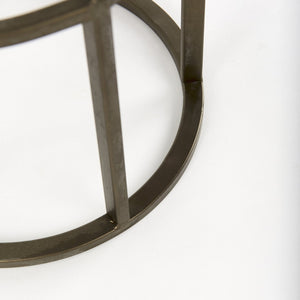 Mercana Gerson Elegant Cage-Style Lantern Candle Holder for Home Décor, Entryways, and Event Settings Gold Metal | 43H 67697