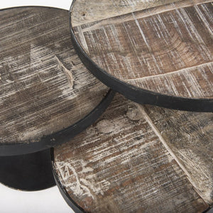 Mercana Lorenz Decorative Display Stands - Stylish Elevated Trays for Rustic-Industrial Home Decor 69143