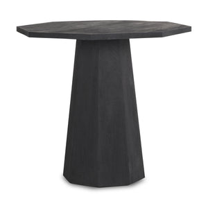 Mercana Maxine Hexagonal Dark Wood Foyer Table 70165-AB