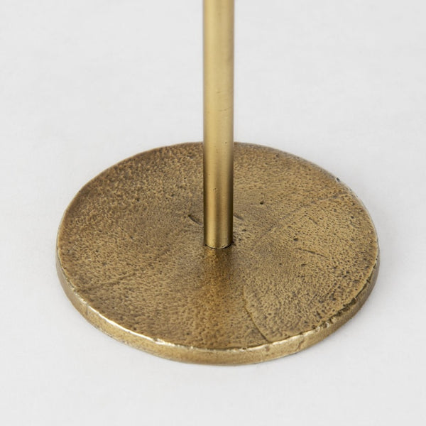 Mercana Atlas Celestial Metal Sculpture - Contemporary Ringed Planet Accent for Home & Office Décor Gold Metal | 16.0H 69996