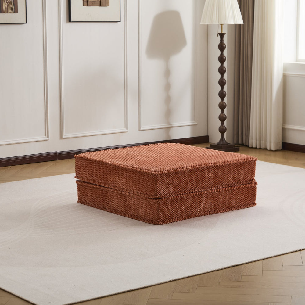 English Elm Compression Modular Sofa Bed - Convertible Mah-Jong Style, Soft Fleece, Memory Foam, No Assembly! W3723P377146