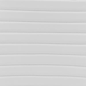 EuroStyle Dirk Sculptural High Back Office Chair White Leatherette Bungee Suspension Chrome 00675WHT