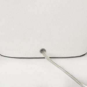 Mercana Tao Contemporary Sculpted Table Lamp with Textured Woven Shade for Modern Home Decor Accent 69790