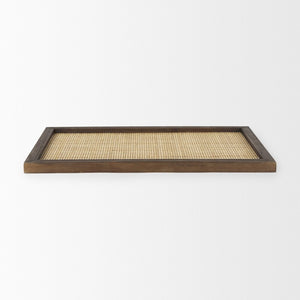 Mercana Silas Handcrafted Wood Tray – Rustic Farmhouse Accent for Serving, Styling, or Organizing Your Space 70137