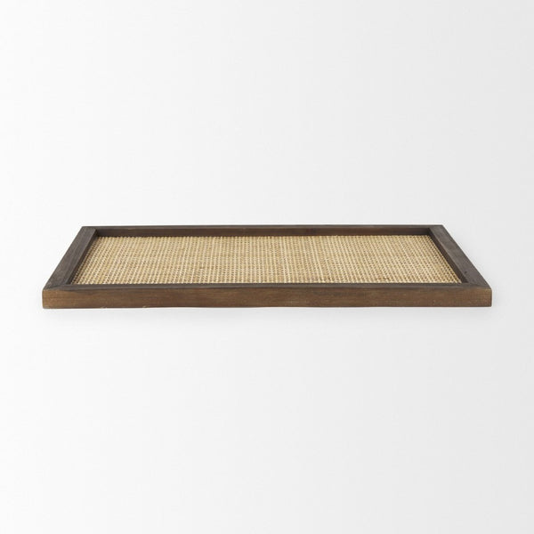 Mercana Silas Handcrafted Wood Tray – Rustic Farmhouse Accent for Serving, Styling, or Organizing Your Space 70137