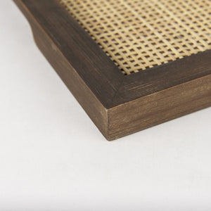 Mercana Silas Handcrafted Wood Tray – Rustic Farmhouse Accent for Serving, Styling, or Organizing Your Space 70137