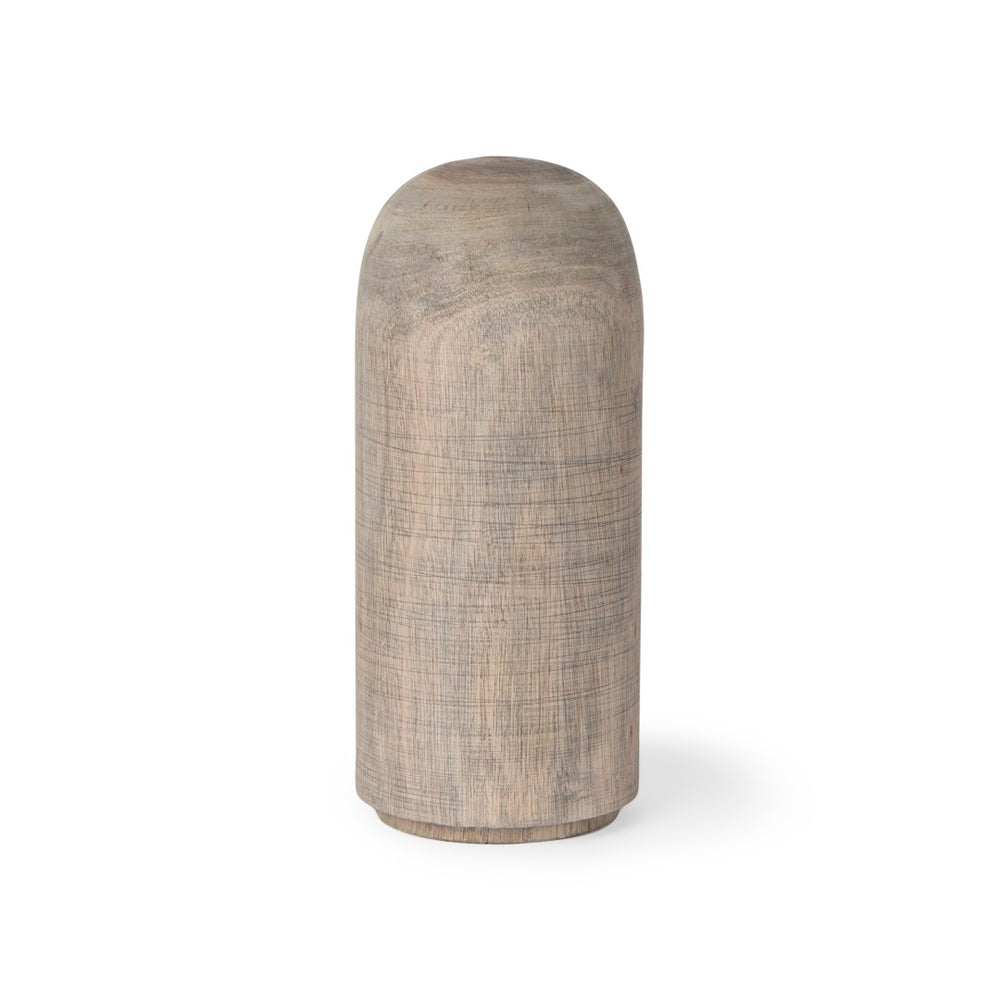 Mercana Knox Decorative Wooden Cylinder - Rustic Sculptural Accent for Modern Farmhouse Interiors & Decor 70133