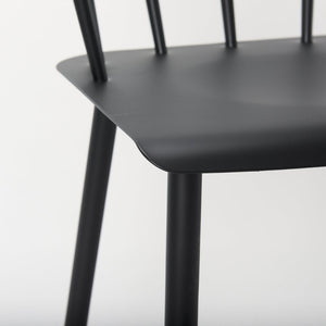 Mercana Colin Sleek Metal Counter Stool – Stylish Ergonomic Design for Kitchen and Dining Spaces, Matte Finish Black Metal | Bar 69843