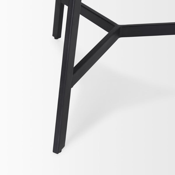 Mercana Todd Modern Wood and Metal Side Table - Chic Accent Piece for Contemporary Living Spaces 70107