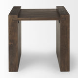 Mercana Athelia Dark Brown Wood Accent Table 70113