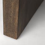 Mercana Athelia Dark Brown Wood Accent Table 70113