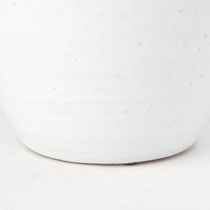 Mercana Basin Elegant Glazed Ceramic Vase - Timeless Accent for Modern, Farmhouse, and Coastal Decor Off-White | Large 70164