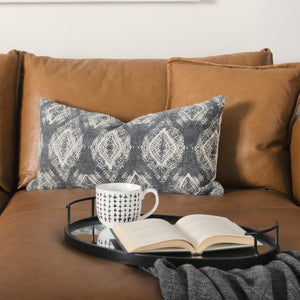 Mercana Ansel Oval Serving Tray – Elegant Modern Design with Mirrored Glass Base & Easy Grip Handles 68984