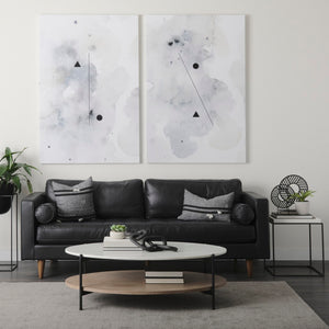 Mercana Micra Modern Matte Black Decorative Object on Stand - Sculptural Accent for Contemporary Spaces Black Metal | 11H 69493