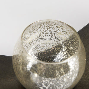 Mercana Lux Elegant Five-Votive Hurricane Candle Holder for Dining Tables, Mantels, and Living Spaces Decor 53060