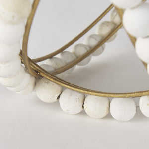 Mercana Espanlade Large Beaded Orb Decor - Sculptural Accent for Modern Interiors, Stylish Texture & Elegance 68677