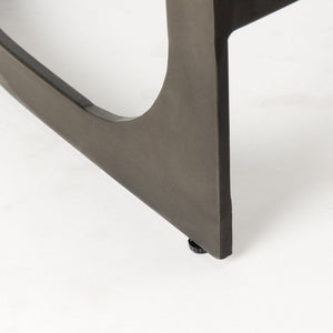 Mercana Tyson Backless Suede Stool with Gunmetal Frame - Modern Industrial Design for Kitchen or Bar Spaces Black Leather | Black Metal | Counter 69268