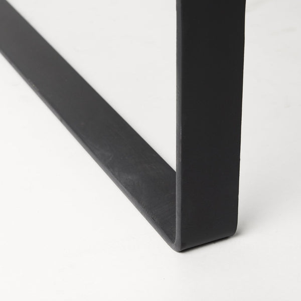 Mercana Guilia Modern Lounge Chair with Plush Cushion and Sturdy Metal Frame for Stylish Comfort & Durability Castlerock Gray Fabric | Black Metal 69002