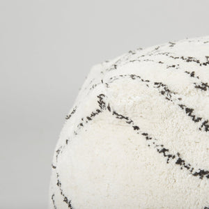 Mercana Tapir Handwoven Argyle Pattern Square Pouf - Stylish Accent for Modern, Boho, or Global Interiors 67586