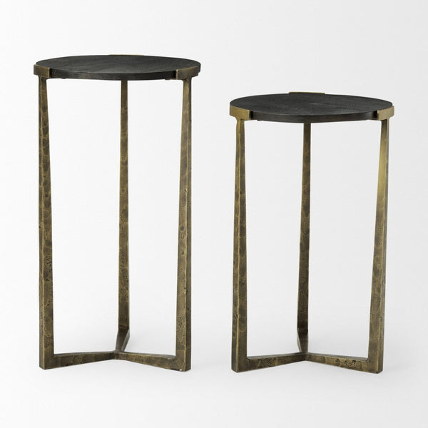 Mercana Atticus Modern Nesting Accent Tables with Elegant Design for Stylish Living Room or Bedroom Decor 69728