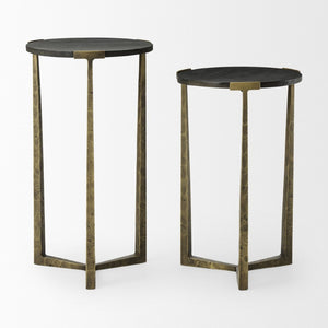 Mercana Atticus Modern Nesting Accent Tables with Elegant Design for Stylish Living Room or Bedroom Decor 69728