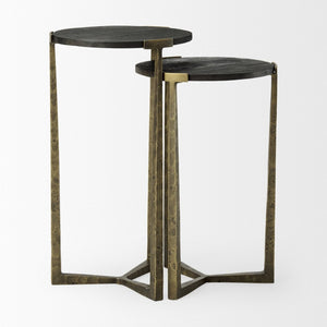 Mercana Atticus Modern Nesting Accent Tables with Elegant Design for Stylish Living Room or Bedroom Decor 69728