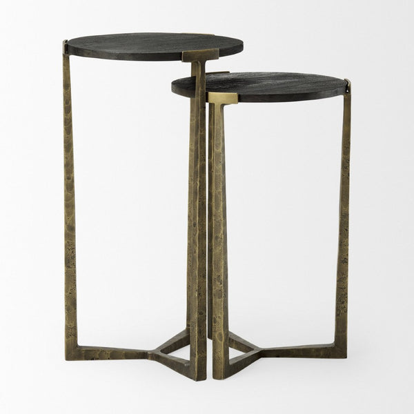 Mercana Atticus Modern Nesting Accent Tables with Elegant Design for Stylish Living Room or Bedroom Decor 69728