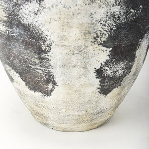 Mercana Boscia Striking Double Ear Floor Vase - Rustic Ceramic Accent for Modern and Farmhouse Interiors 28.9H | Tall 70082