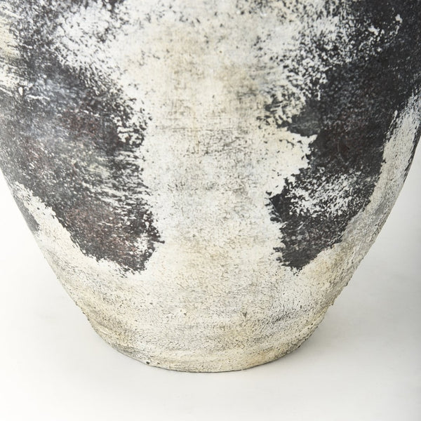 Mercana Boscia Striking Double Ear Floor Vase - Rustic Ceramic Accent for Modern and Farmhouse Interiors 28.9H | Tall 70082